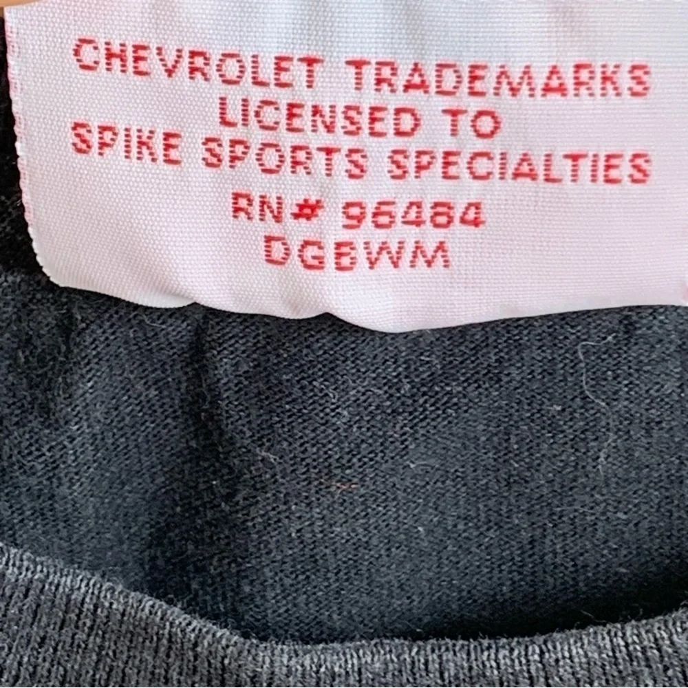 Vintage Chevy Racing Tee Shirt Embroidered - Picture 4 of 4